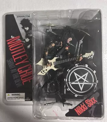 Motley Crue Nikki Sixx Shout At The Devil Mcfarlane Action Figure New SPAWN • $130