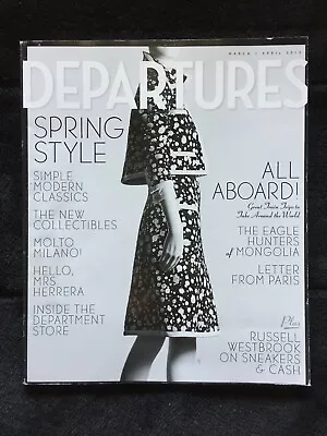 American Express Amex Departures Magazine March/April 2015-Spring Style/Train Tr • $3.49