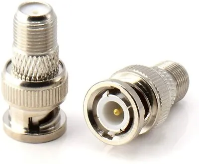 RF Coaxial Adapter Conveter | F-Type Female To BNC Male Connector - 4 Pack • $9.67