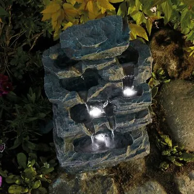 Dakota Fields Large Tumbling Rock Wall Water Feature • £75.28