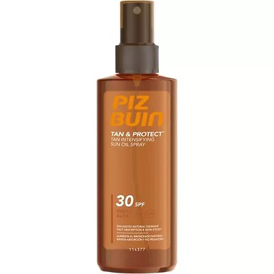 Piz Buin Tan & Protect Tan Intensifying Sun Oil Spray 150ml SPF30 *NEW&ORIGINAL* • £9.65