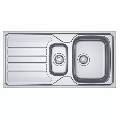 Franke Flash 1.5 Bowl Stainless Steel Sink 1000mm X 500mm (723jk) • £109