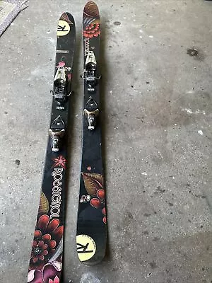 Rossignol S3 Skis 160cm Salomon Bindings Black & Red • $120