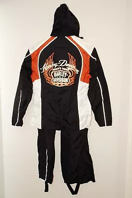 Mens Women’s Harley Davidson Hi-Vis Rain Suit Jacket & Pants Size XS • $79