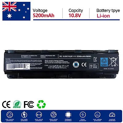 Battery For Toshiba Satellite C850-BLK C850-BMK C850-BPK C850-BQK Laptop • $46.98