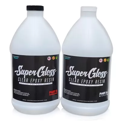 Clear Epoxy Resin - No Yellowing High Gloss Finish Tabletops 1 Gallon Kit • $45.25
