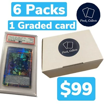 $75 • Buy Yugioh Graded Card Mystery Box 