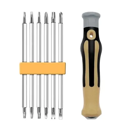 Multi-Bit Screwdriver Set With Handle Screwdriver With Double End Bits Manual • £6.32