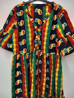 Ladies African Rasta Dress. Made In Ghana. New. 38  Bust. L 40  Approx.  • £12