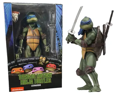 NECA Leonardo Teenage Mutant Ninja Turtles 1990 Action Figure - 54073 • £15