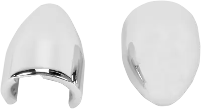$167.95 • Buy Fork Bullets Front Axle Cap Nut Covers Pair Al Chrome Yamaha V Star 650 1998-16