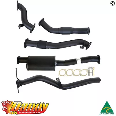 3 Inch Full Exhaust Cat And Muffler To Suit Navara D22 3L Zd30Dd-T 4WD • $650