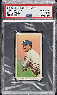 1909-11 T206 Nap Rucker Throwing  EPDG  PSA 2.5 #41803169 • $257.15