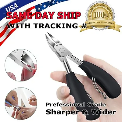 Toenail Clippers For Thick Ingrown Toe Nails Heavy Duty Precision Finger Nail US • $4.99