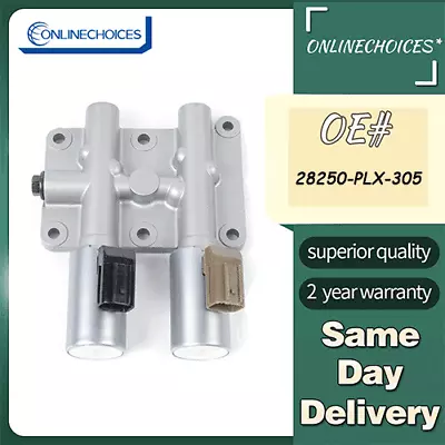 28250-PLX-305 Transmission Dual Linear Solenoid For Honda Civic 01 02 03 04 05 • $51.02