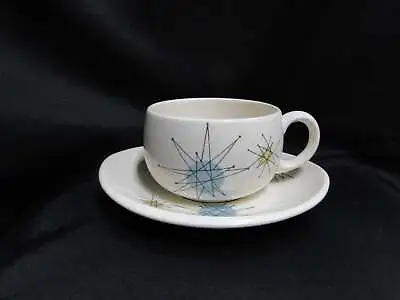 Franciscan Starburst Atomic Star Design MCM: Cup & Saucer Set (s) 2 1/4  • $29.99