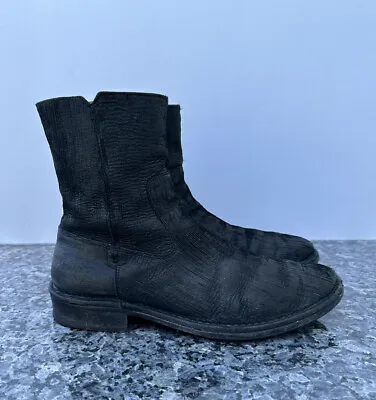 John Varvatos Men's Zip Boot  Zip UP Boots Shoes UK 8.5 US 9.5 • $299