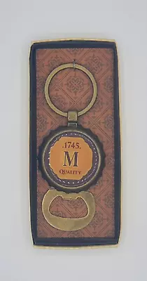 Busta Cap 3 In 1 Keyring Bottle Opener Coin Holder Name Letter M-O Gift Boxed • $14.95