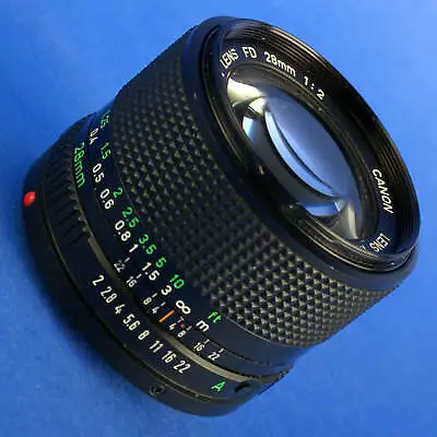 Canon FD 28mm F2 Lens *** READ *** • $89.99