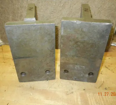 Lot P14; 2  Machinist Angle Plates Jig Fixture Setup Tooling • $89.99