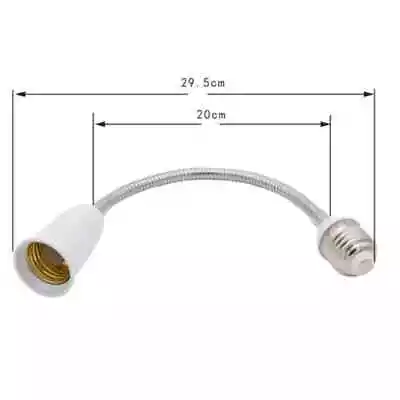 LED Holder Lamp Light Bulb Base E27 To E27 Extender AC Power Socket    Converter • $3.64