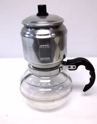 Vintage Genuine Drip-O-Lator Drip Coffee Maker 6 Cup Glass And Aluminum Very Nic • $49.99
