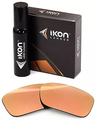 Polarized IKON Iridium Replacement Lenses For Oakley Crankcase Rose Gold Mirror • $35.90