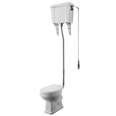 £264.99 • Buy Carlton High Level Traditional Toilet WC Victorian + FREE Soft Close Seat