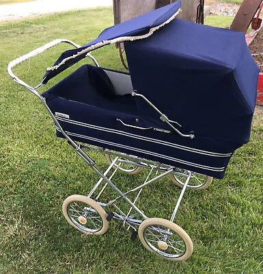 Saks Fifth Avenue Baby Carriage Buggy Pram Stroller Vintage Italy • $136