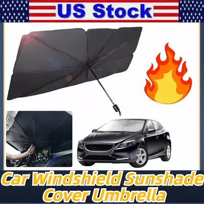 Car Windshield Sunshade Cover Umbrella Foldable Front Window Visor Sun Shade USA • $9.99