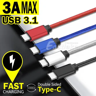 USB TYPE-C Fast Charge Cable USB-C For Samsung S24 S23 S22 S21 S20 Ultra S10 S9 • $7.50