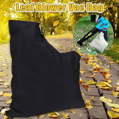 Leaf Blower Vacuum Bags Garden Lawn Yard Shredder Replacement Leaf Bag Universal • $11.74