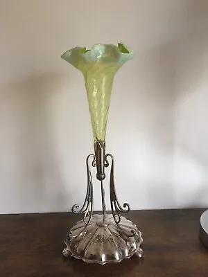 Green Vaseline Glass Epergne • £75