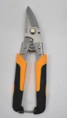 JRF Stainless Steel Scissors Tin Snips Cutter Tools Metal Sheet Cutting PVC • $10.99