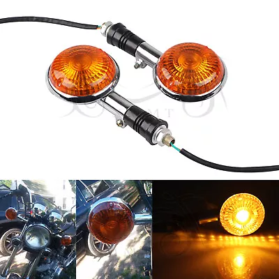 Amber Turn Signal Indicator Light Blinker For Yamaha Virago 1100/500/920 XV920 • $18.98