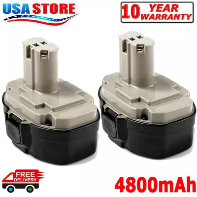 2x 18V Battery For Makita 4.8Ah 1822 1834 1823 1833 1835 PA18 8391D 6347D 5036D • $38.89