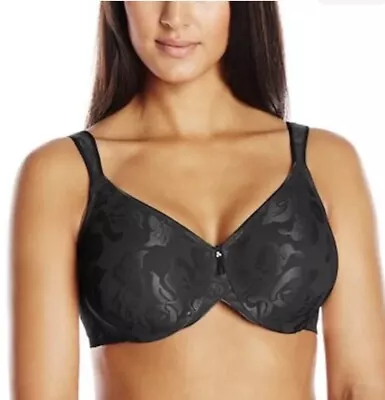 Wacoal 85567 Awareness Full Figure Seamless Black 34G • $32.99