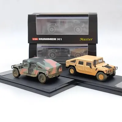 1:64 Master Hummer H1 Military Muddy Car Models Diecast Toys Gifts Collection • $33.45