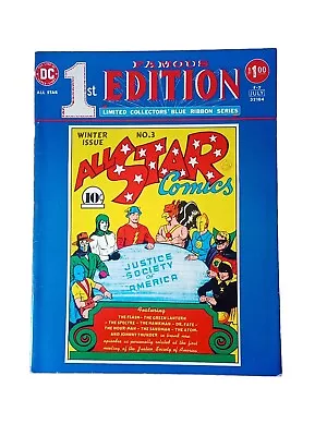 FAMOUS 1ST EDITION ALL STAR COMICS No. 3 F-7 DC COMICS 1975 TREASURY SIZED • £9.99