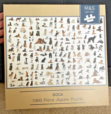 Dogs 1000 Piece Jigsaw Puzzle By Marks And Spencer M&S • £3