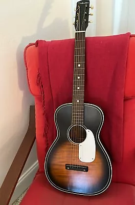 $189 • Buy Silvertone Harmony Parlor Acoustic 60s W/D'Addario EJ11 Light Acoust
