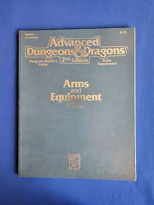 Arms And Equipment Guide - AD&D 2123 • $44.99