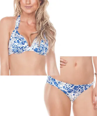 NWT A.CHE Swimsuit Bikini 2pc Set L 38C 36D 34DD 32E Malibu Viona Underwire • $29.99