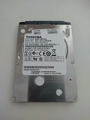 Toshiba MQ01ABF050 500Gb Thin HDD 2.5  Laptop Hard Drive. • £9.99