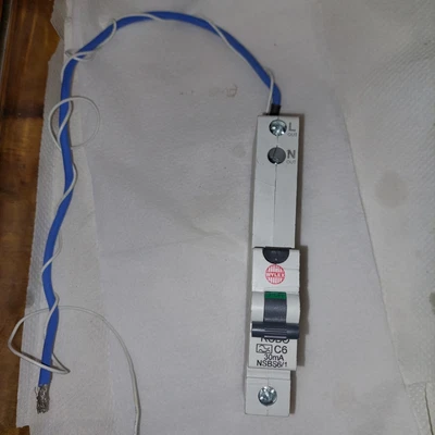 £6.99 • Buy Wylex NSBS6/1 C6 RCBO 6A 6 Amp Type C 'Type A RCD' 30mA Circuit Breaker