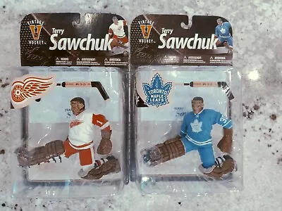 McFarlane NHL Legends 8 Vintage Terry Sawchuk Chase/Regular Detroit Toronto Lot • $115