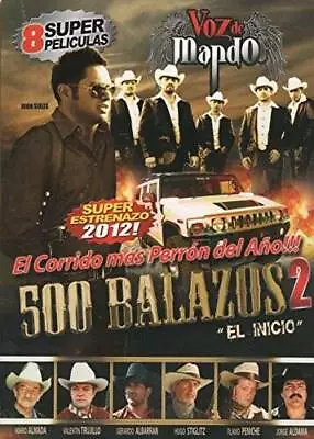 500 BALAZOS 2 8 DVD PK VOZ DE MANDO Mario Almada Valentin Trujil - VERY GOOD • $7.67