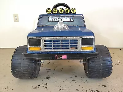 Vintage 1986 Power Wheels Bigfoot Big Foot Ford 4x4x4 Monster Truck Ride On Toy • $1200