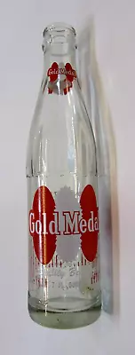 Vintage 1950's Gold Medal Beverage 7 Oz Clear Glass Soda Pop Bottle St Paul MN • $25