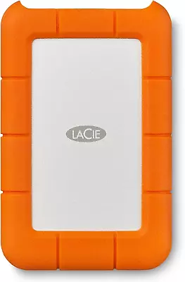 LaCie Rugged USB-C 5TB Portable External Hard Drive Drop Shock Dust Rain & • £222.86